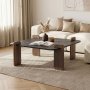 HANAH HOME Sto za dnevnu sobu Marais Lotus Venezia Walnut - slika 1