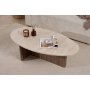 HANAH HOME Sto za dnevnu sobu Orba Travertine Venezia Walnut - slika 3