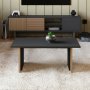 HANAH HOME Sto za dnevnu sobu Ravello Warm Oak Anthracite - slika 2