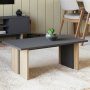 HANAH HOME Sto za dnevnu sobu Ravello Warm Oak Anthracite - slika 3