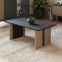 HANAH HOME Sto za dnevnu sobu Ravello Warm Oak Anthracite - slika 1