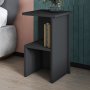 HANAH HOME Noćni stočić Roisin Anthracite - slika 3