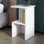 HANAH HOME Noćni stočić Roisin White - slika 3