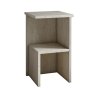 HANAH HOME Noćni stočić Roisin Travertine - slika 4