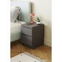 HANAH HOME Noćni stočić Derinkuyu Anthracite - slika 1