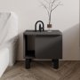 HANAH HOME Noćni stočić River Anthracite - slika 2