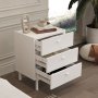 HANAH HOME Noćni stočić Luke LK2 W - slika 5