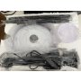 HOME LIGHT Vesta 653 Podna lampa 1xE27+1xE14 crna OUTLET - slika 3