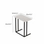 HANAH HOME Pomoćni stočić Amadora White - slika 4