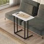 HANAH HOME Pomoćni stočić Amadora White - slika 1
