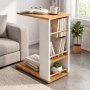 HANAH HOME Pomoćni stočić Pint 1 White Atlantic Pine - slika 2