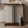 HANAH HOME Pomoćni stočić Lotus Walnut - slika 2
