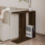 HANAH HOME Pomoćni stočić Lotus Walnut - slika 1