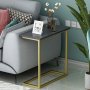 HANAH HOME Pomoćni stočić Narin Anthracite Gold - slika 2