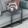 HANAH HOME Pomoćni stočić Narin Anthracite Black - slika 1