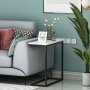 HANAH HOME Pomoćni stočić Narin White Black - slika 4