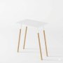 HANAH HOME Pomoćni stočić Jersey White - slika 2