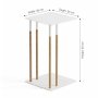 HANAH HOME Pomoćni stočić Catania White - slika 3