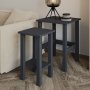 HANAH HOME Set stočića Gina 2 Anthracite - slika 3