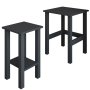 HANAH HOME Set stočića Gina 2 Anthracite - slika 4