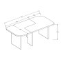 HANAH HOME Set stočića Iris Anthracite - slika 5