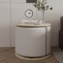HANAH HOME Pomoćni stočić Vexana Travertine - slika 1