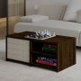 HANAH HOME Sto za dnevnu sobu Gord Walnut - slika 2