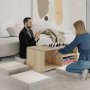 HANAH HOME Sto za dnevnu sobu Gord Warm Oak Sapphire Oak - slika 5