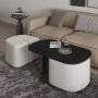 HANAH HOME Sto za dnevnu sobu Twin Black - slika 3