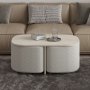HANAH HOME Sto za dnevnu sobu Twin Travertine - slika 2