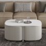 HANAH HOME Sto za dnevnu sobu Twin White - slika 2