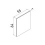 HANAH HOME Ogledalo Purus 55 167 - slika 4
