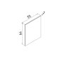 HANAH HOME Ogledalo Desna 50 863 - slika 3