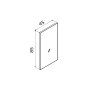 HANAH HOME Ogledalo Begonya 45 163 - slika 4