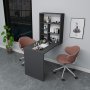 HANAH HOME Sto za šminkanje Sedir Anthracite - slika 1