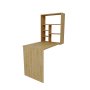 HANAH HOME Sto za šminkanje Sedir Sapphire Oak - slika 5