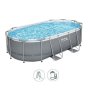 BESTWAY Steel Pro Max 427x250x100 cm porodični ovalni bazen 56620 - slika 1