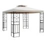 Lemon Planet Baštenski paviljon Gazebo 3x3m beli 22-0075 - slika 1