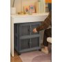 HANAH HOME Višenamenski ormar Lavine 67 Anthracite - slika 1