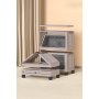 HANAH HOME Višenamenski ormar Lavine 67 Powder - slika 2