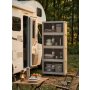 HANAH HOME Višenamenski ormar Lavine 127 Beige - slika 4