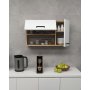 HANAH HOME Višenamenski ormar Akasya Sapphire Oak White - slika 2