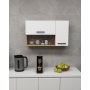 HANAH HOME Višenamenski ormar Akasya Sapphire Oak White - slika 1
