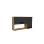 HANAH HOME Višenamenski ormar Akasya Sapphire Oak Anthracite - slika 5