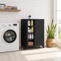 HANAH HOME Višenamenski ormar Kubo Black - slika 2