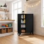 HANAH HOME Višenamenski ormar Kubo Black - slika 1