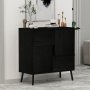 HANAH HOME Višenamenski ormar Darien Black Wood - slika 1