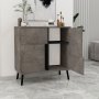 HANAH HOME Višenamenski ormar Darien Gordion Marble Black Wood - slika 3