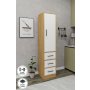 HANAH HOME Višenamenski ormar Modera Sapphire Oak White - slika 2