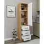 HANAH HOME Višenamenski ormar Modera Sapphire Oak White - slika 5